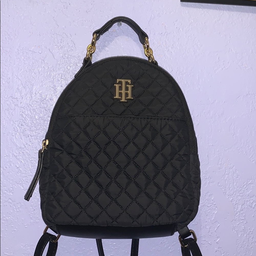 Tommy Hilfiger black mini backpack